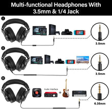 Carregar imagem no visualizador da galeria, Fones de ouvido com microfone e bluetooth 5.2
